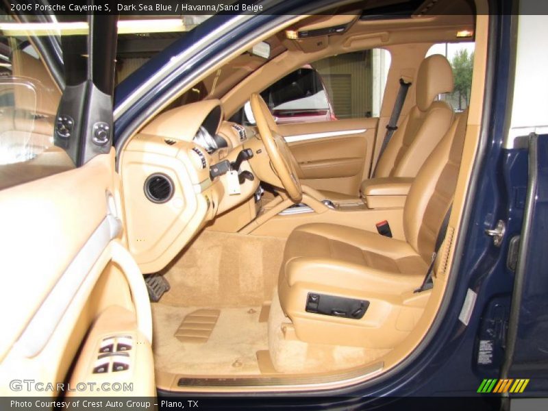 Dark Sea Blue / Havanna/Sand Beige 2006 Porsche Cayenne S
