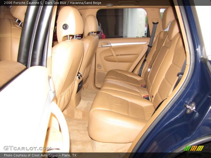 Dark Sea Blue / Havanna/Sand Beige 2006 Porsche Cayenne S