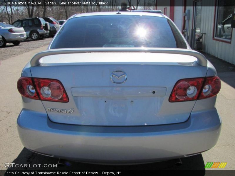 Glacier Silver Metallic / Black 2004 Mazda MAZDA6 i Sedan