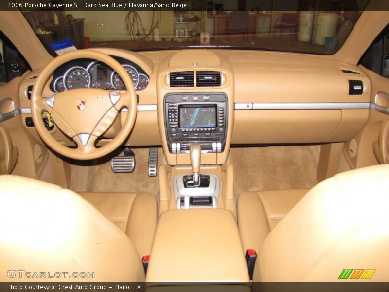 Dark Sea Blue / Havanna/Sand Beige 2006 Porsche Cayenne S