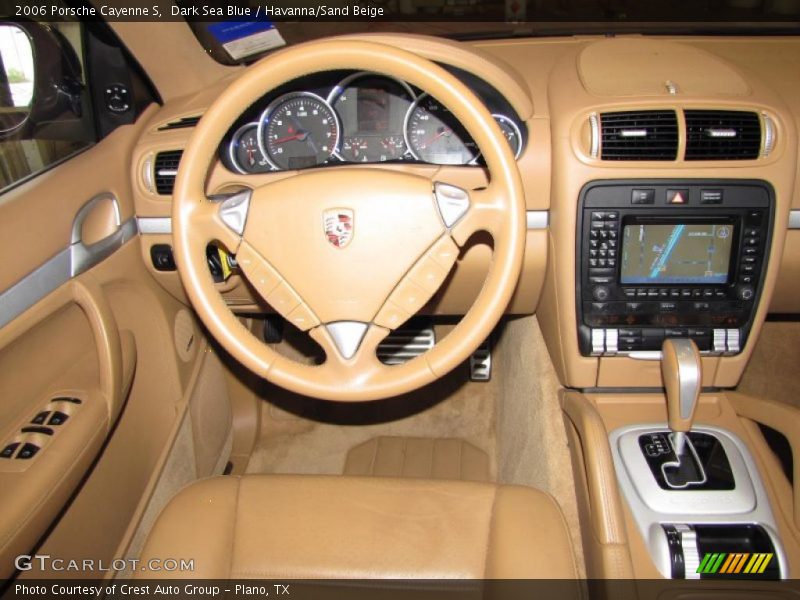 Dark Sea Blue / Havanna/Sand Beige 2006 Porsche Cayenne S