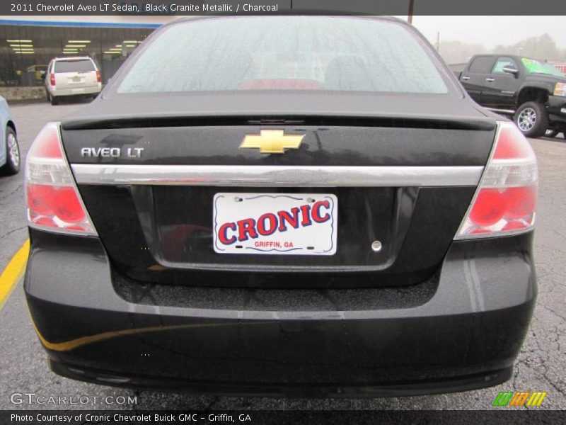 Black Granite Metallic / Charcoal 2011 Chevrolet Aveo LT Sedan