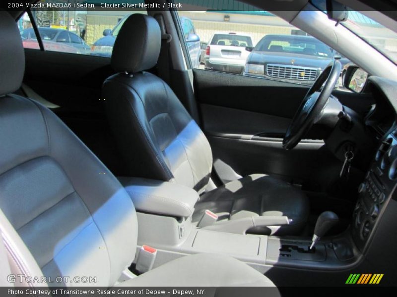 Glacier Silver Metallic / Black 2004 Mazda MAZDA6 i Sedan