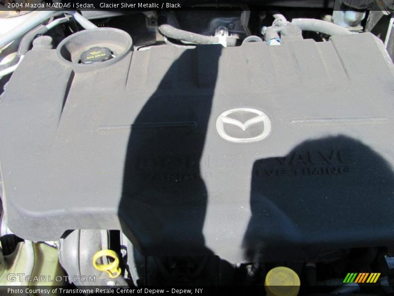 Glacier Silver Metallic / Black 2004 Mazda MAZDA6 i Sedan