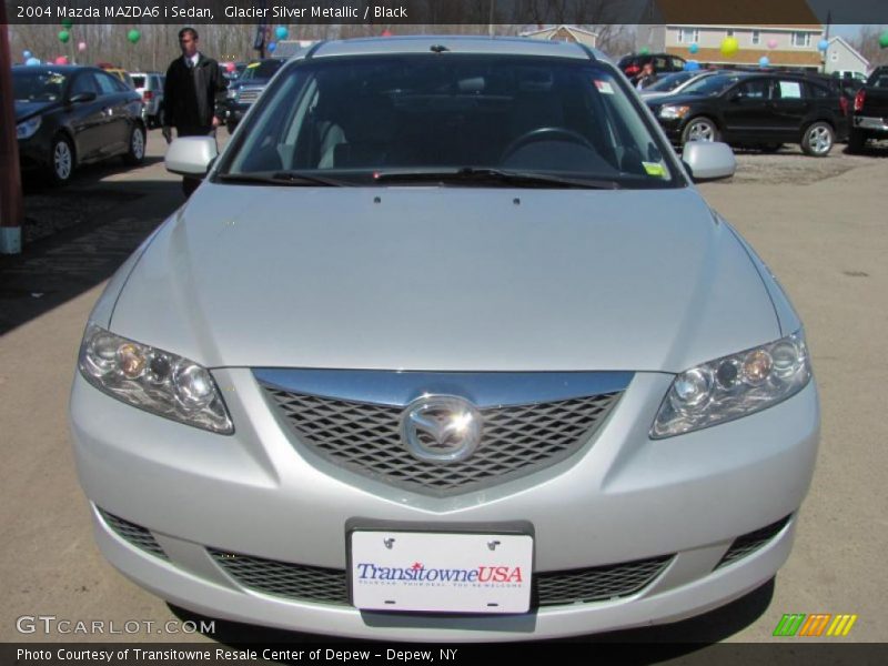 Glacier Silver Metallic / Black 2004 Mazda MAZDA6 i Sedan