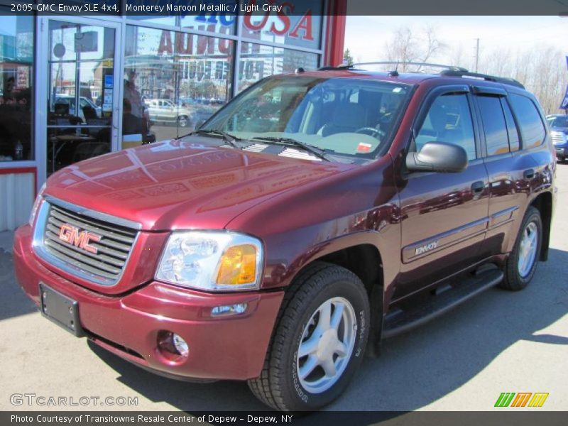 Monterey Maroon Metallic / Light Gray 2005 GMC Envoy SLE 4x4