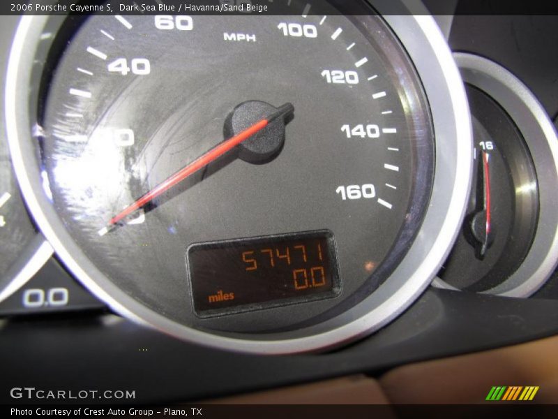 Dark Sea Blue / Havanna/Sand Beige 2006 Porsche Cayenne S