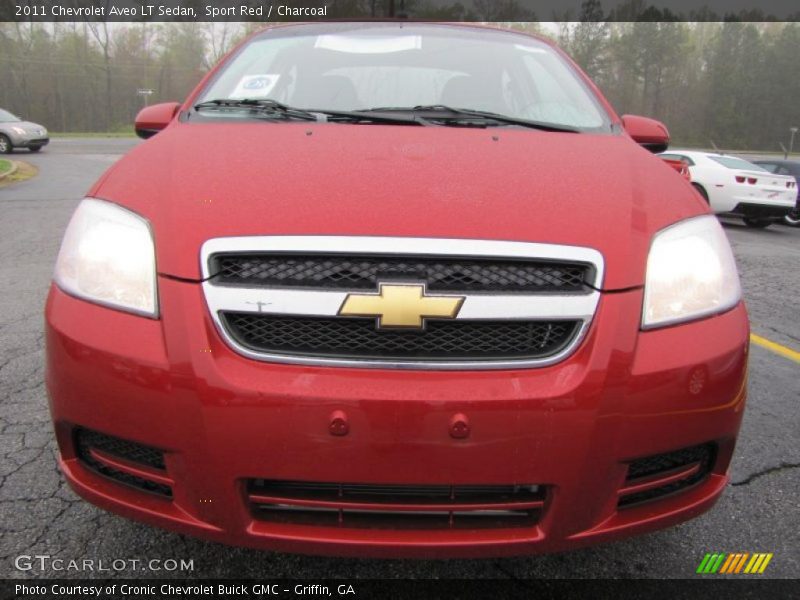Sport Red / Charcoal 2011 Chevrolet Aveo LT Sedan
