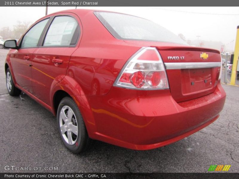 Sport Red / Charcoal 2011 Chevrolet Aveo LT Sedan