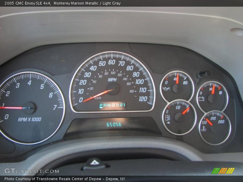Monterey Maroon Metallic / Light Gray 2005 GMC Envoy SLE 4x4