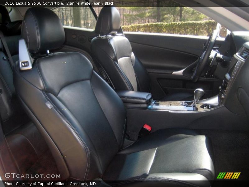 Starfire White Pearl / Black 2010 Lexus IS 250C Convertible
