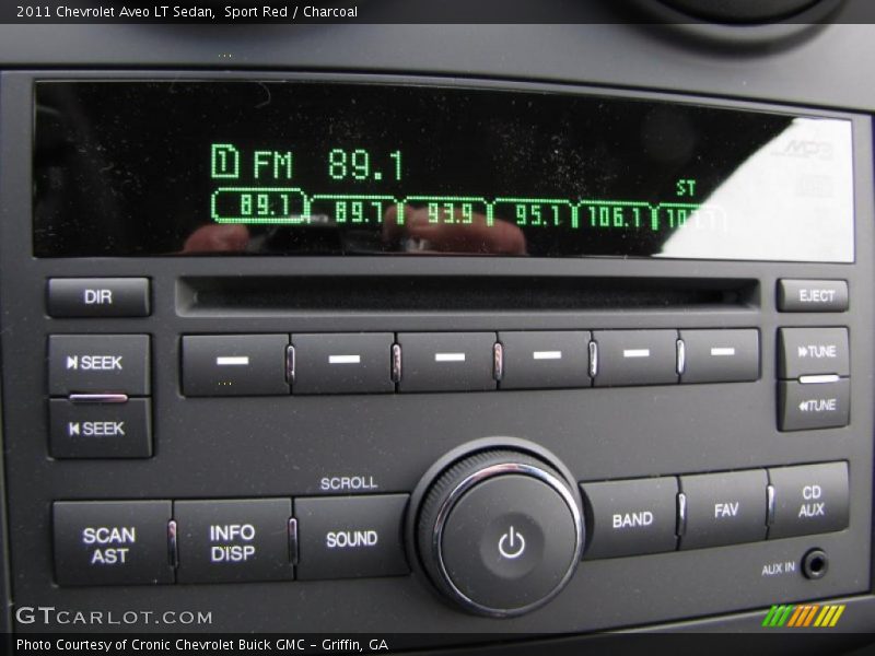Sport Red / Charcoal 2011 Chevrolet Aveo LT Sedan