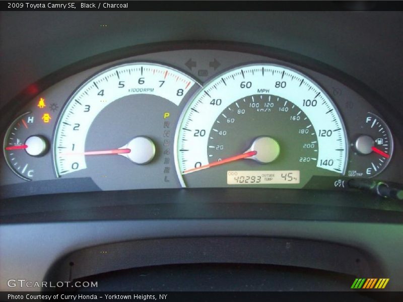 Black / Charcoal 2009 Toyota Camry SE