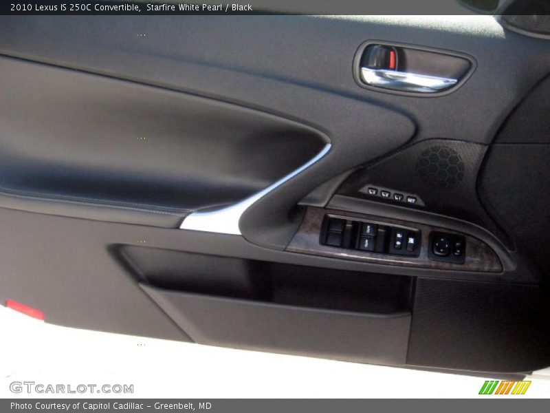 Starfire White Pearl / Black 2010 Lexus IS 250C Convertible