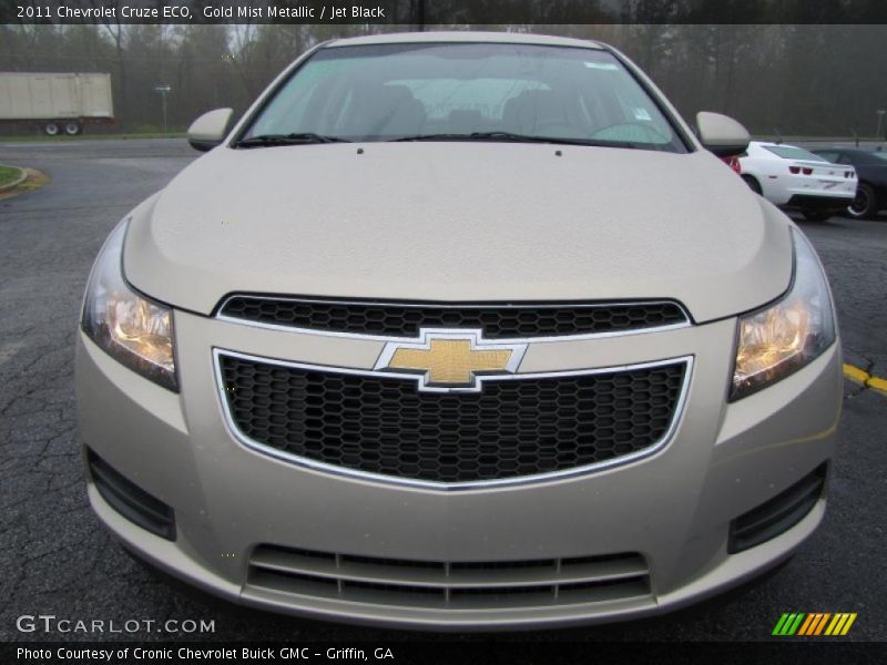 Gold Mist Metallic / Jet Black 2011 Chevrolet Cruze ECO