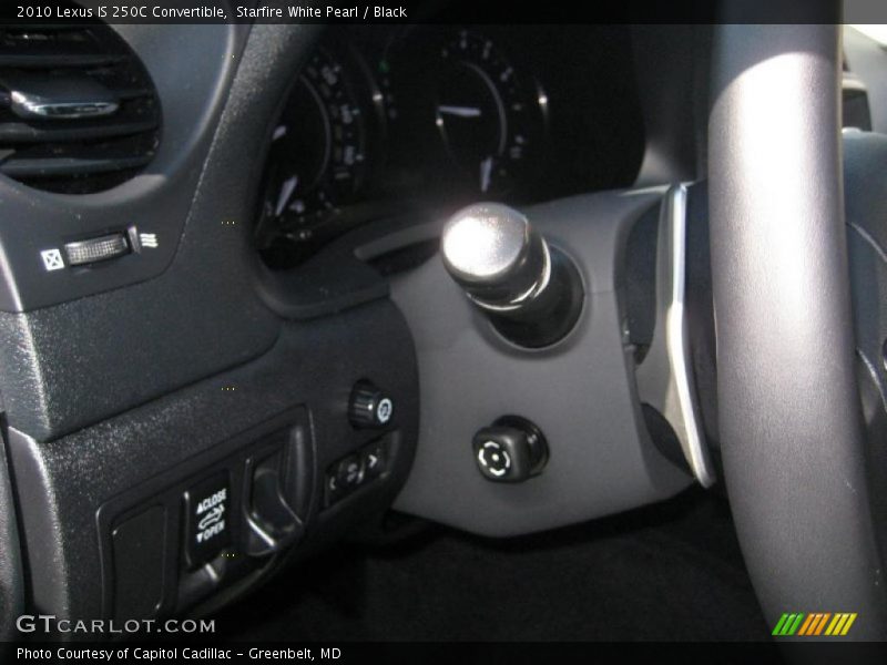 Starfire White Pearl / Black 2010 Lexus IS 250C Convertible
