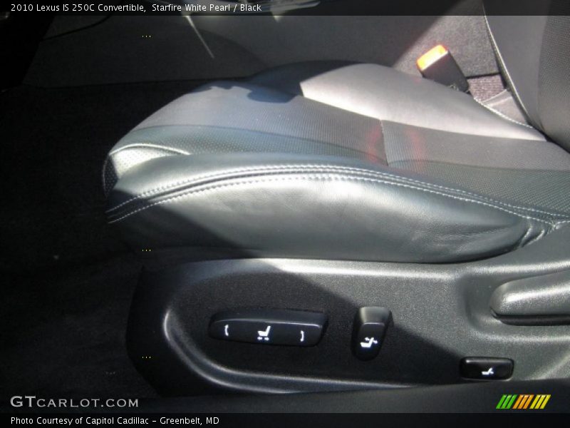 Starfire White Pearl / Black 2010 Lexus IS 250C Convertible