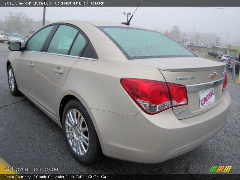 Gold Mist Metallic / Jet Black 2011 Chevrolet Cruze ECO