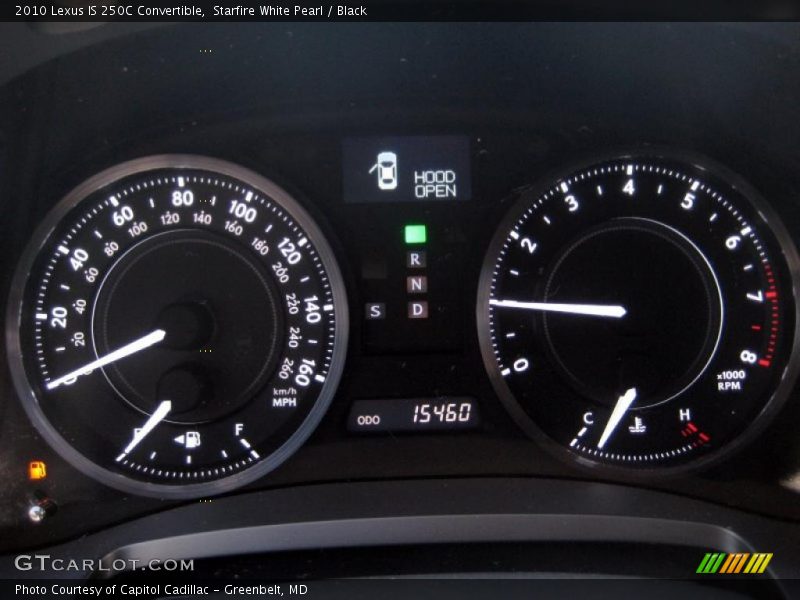 2010 IS 250C Convertible 250C Convertible Gauges
