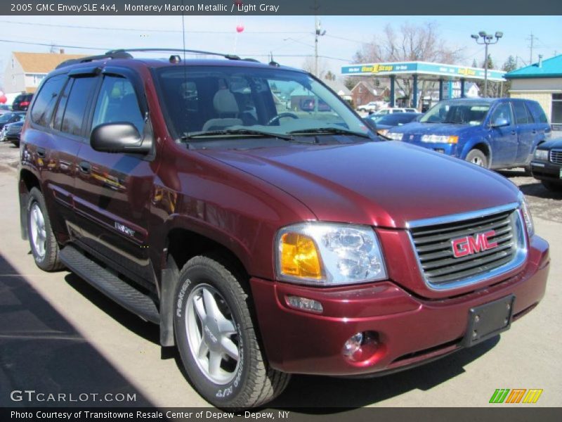Monterey Maroon Metallic / Light Gray 2005 GMC Envoy SLE 4x4