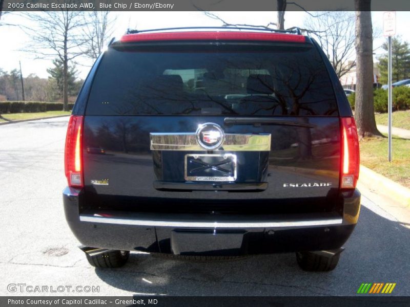 Blue Chip / Ebony/Ebony 2009 Cadillac Escalade AWD