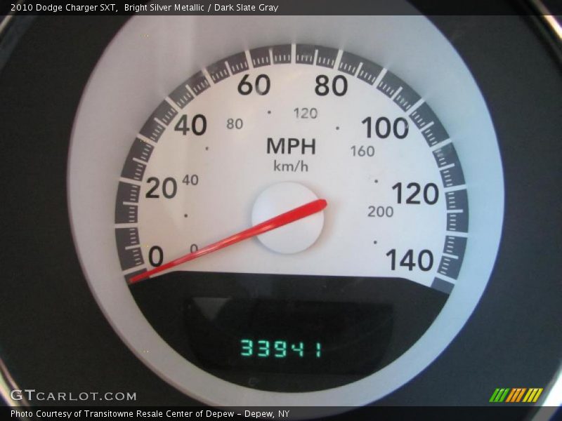 Bright Silver Metallic / Dark Slate Gray 2010 Dodge Charger SXT