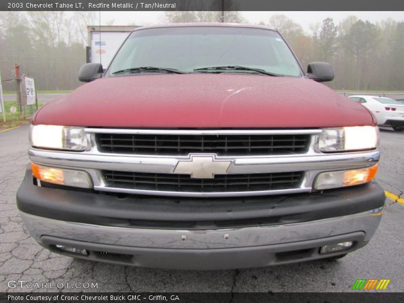 Redfire Metallic / Tan/Neutral 2003 Chevrolet Tahoe LT