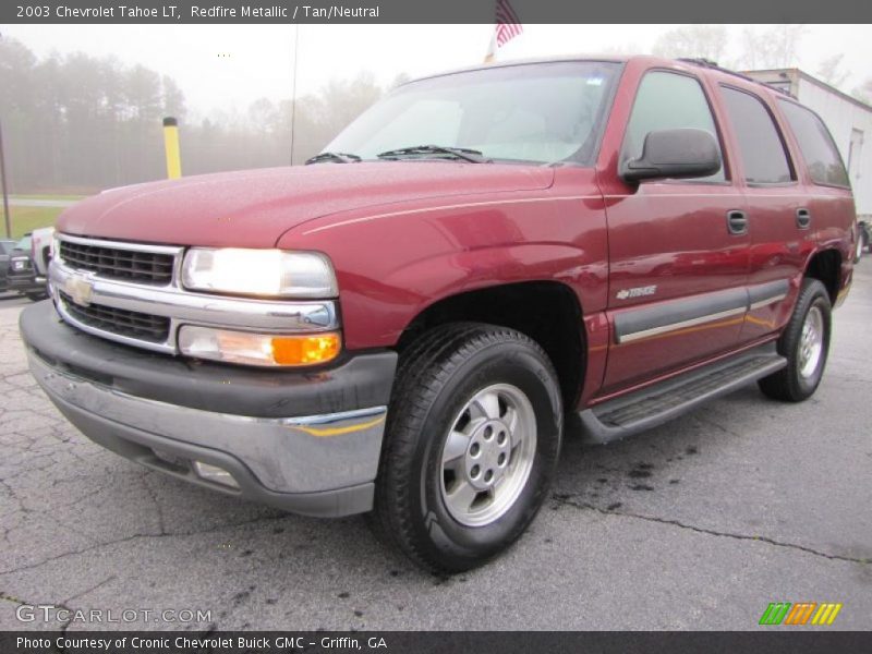 Redfire Metallic / Tan/Neutral 2003 Chevrolet Tahoe LT