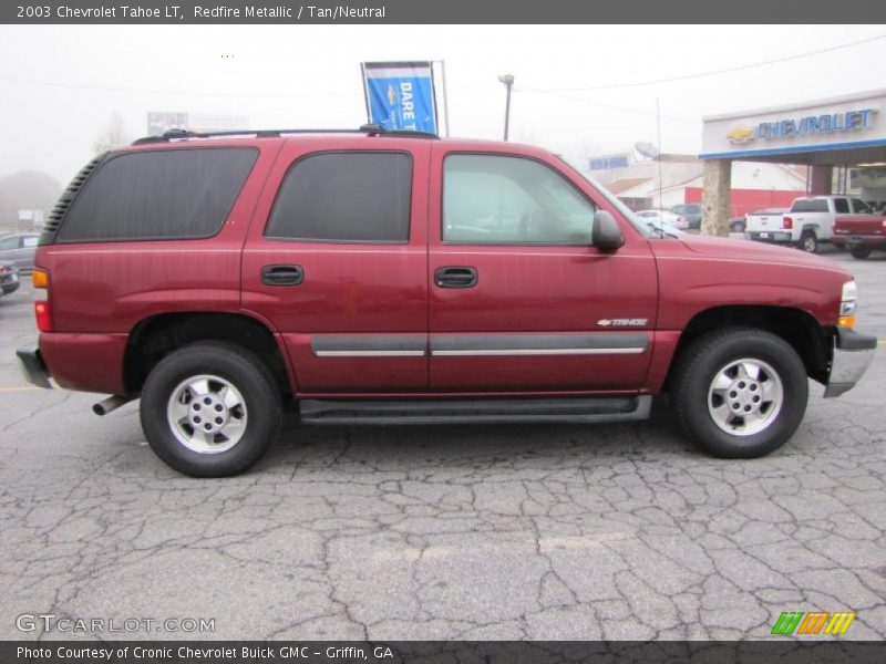 Redfire Metallic / Tan/Neutral 2003 Chevrolet Tahoe LT