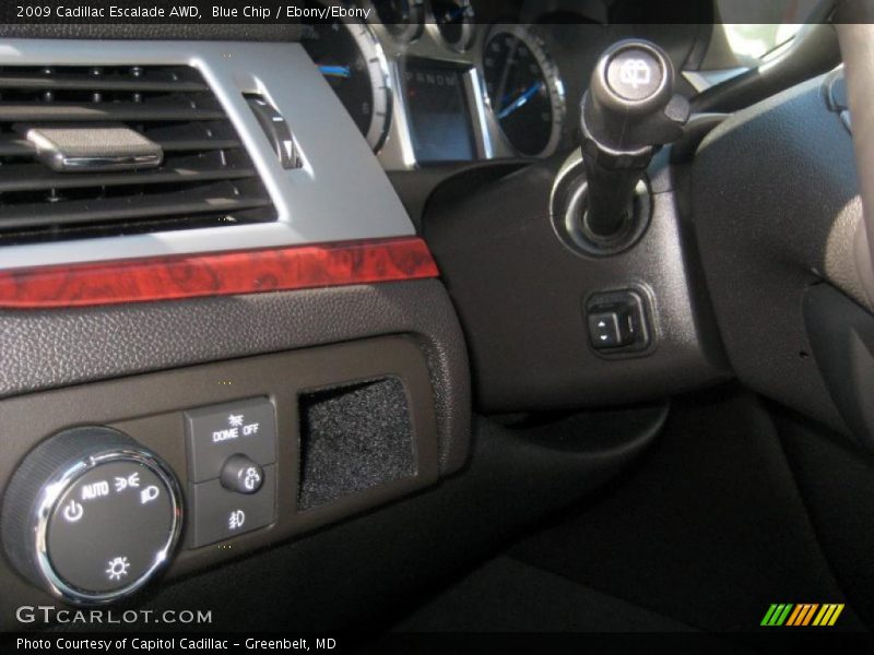 Blue Chip / Ebony/Ebony 2009 Cadillac Escalade AWD