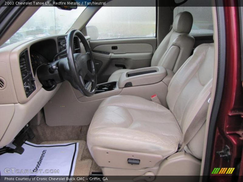 Redfire Metallic / Tan/Neutral 2003 Chevrolet Tahoe LT