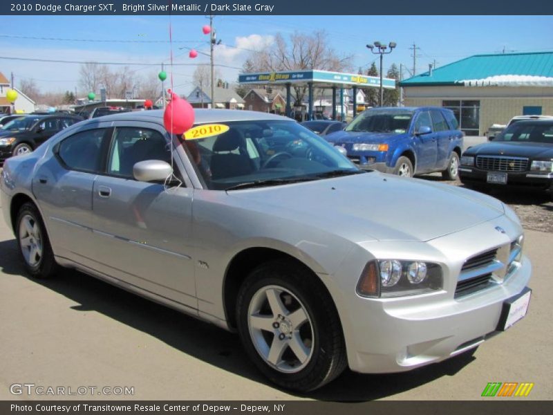 Bright Silver Metallic / Dark Slate Gray 2010 Dodge Charger SXT