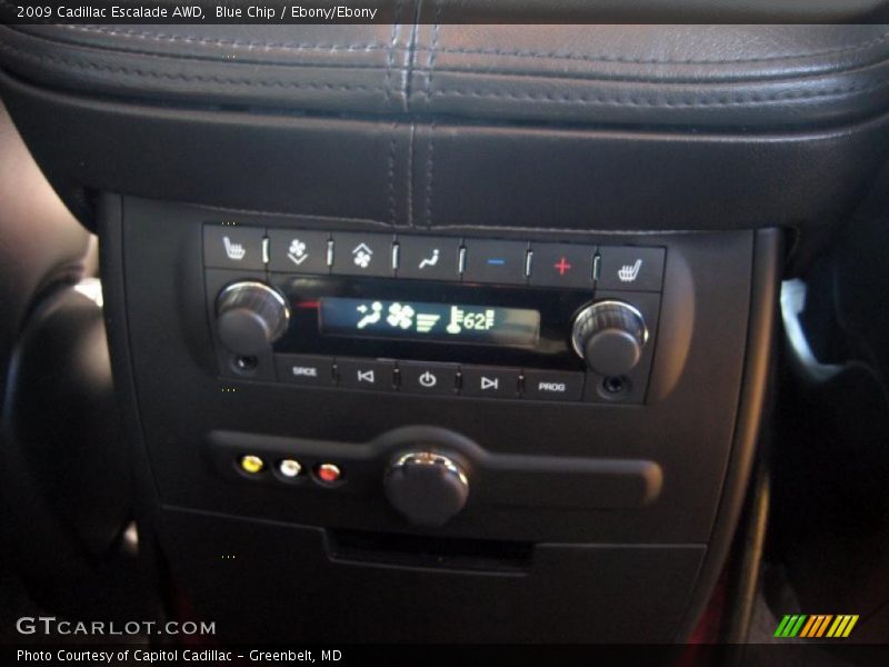 Blue Chip / Ebony/Ebony 2009 Cadillac Escalade AWD