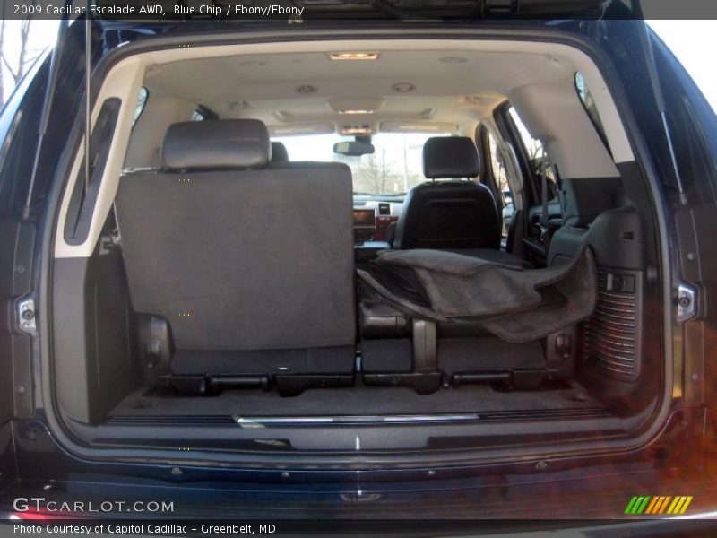 Blue Chip / Ebony/Ebony 2009 Cadillac Escalade AWD