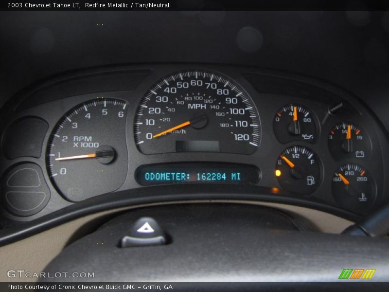 Redfire Metallic / Tan/Neutral 2003 Chevrolet Tahoe LT