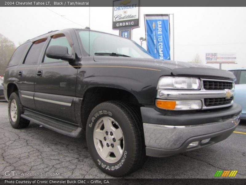 Black / Tan/Neutral 2004 Chevrolet Tahoe LT