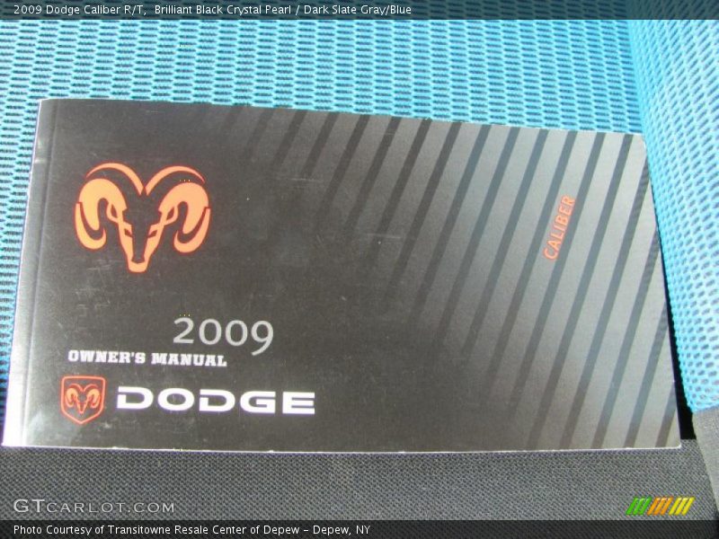 Brilliant Black Crystal Pearl / Dark Slate Gray/Blue 2009 Dodge Caliber R/T