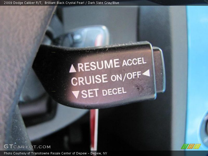 Brilliant Black Crystal Pearl / Dark Slate Gray/Blue 2009 Dodge Caliber R/T