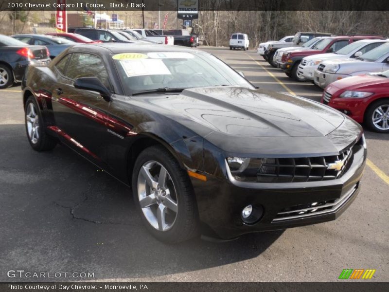 Black / Black 2010 Chevrolet Camaro LT Coupe