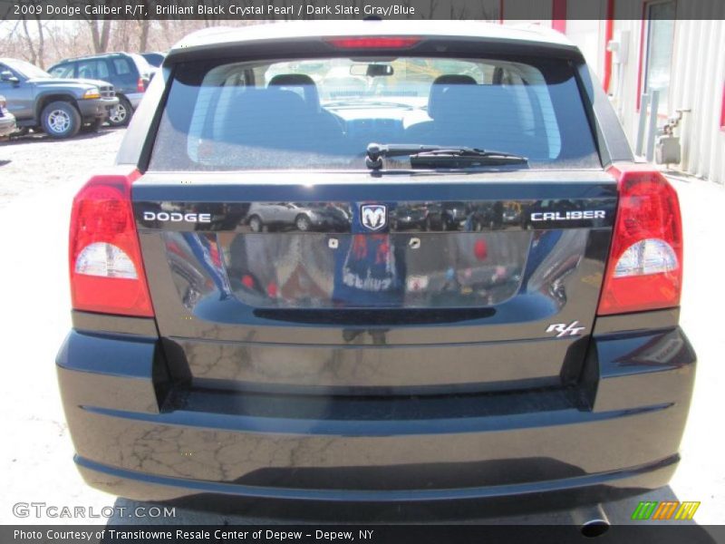 Brilliant Black Crystal Pearl / Dark Slate Gray/Blue 2009 Dodge Caliber R/T