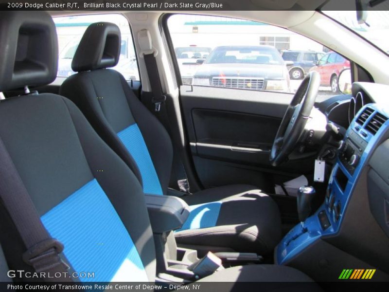 Brilliant Black Crystal Pearl / Dark Slate Gray/Blue 2009 Dodge Caliber R/T