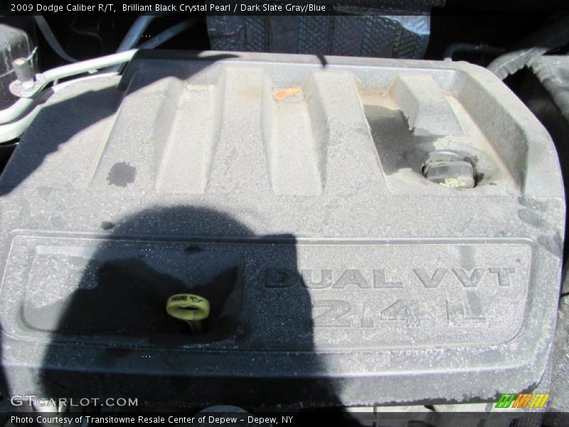 Brilliant Black Crystal Pearl / Dark Slate Gray/Blue 2009 Dodge Caliber R/T