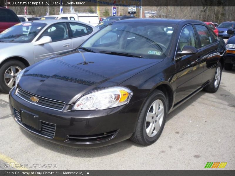 Black / Ebony Black 2008 Chevrolet Impala LS