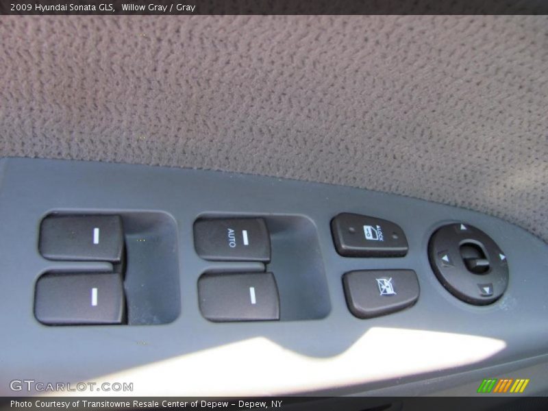 Willow Gray / Gray 2009 Hyundai Sonata GLS