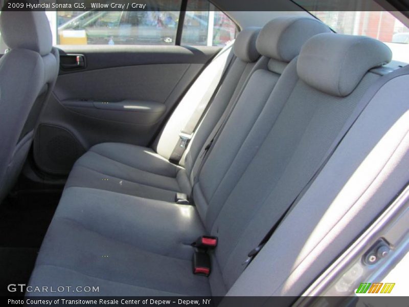 Willow Gray / Gray 2009 Hyundai Sonata GLS