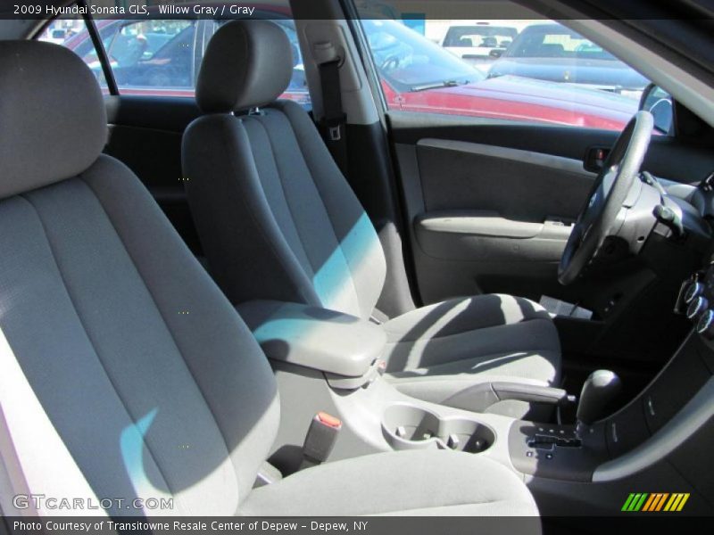 Willow Gray / Gray 2009 Hyundai Sonata GLS