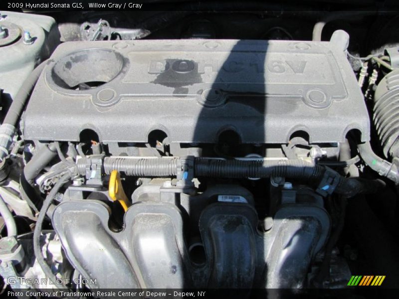 Willow Gray / Gray 2009 Hyundai Sonata GLS