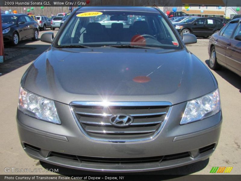 Willow Gray / Gray 2009 Hyundai Sonata GLS