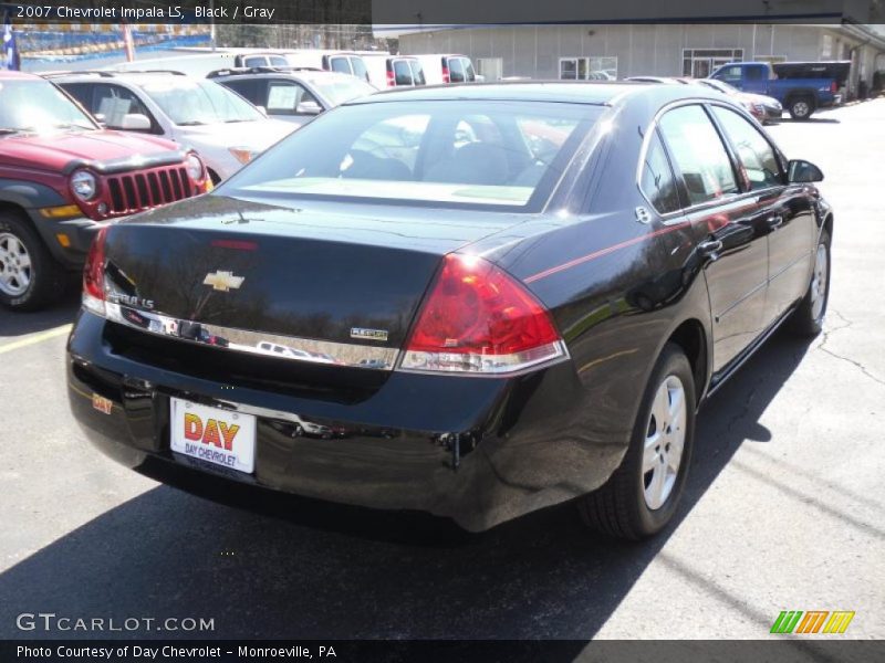 Black / Gray 2007 Chevrolet Impala LS