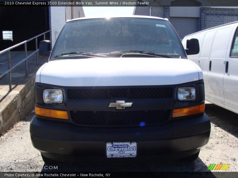 Summit White / Medium Pewter 2010 Chevrolet Express 3500 Extended Work Van